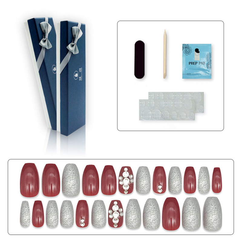 Luxury Stone Previate Label Nail Tips