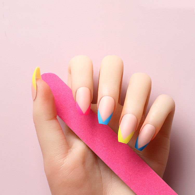 Fashion Coffin Nails In The Exquisite Packing Box With Ribbon Hanger And Silky Touch