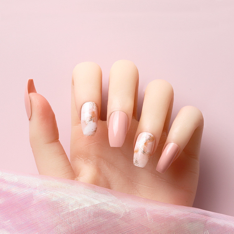 Fashion Coffin Nails In The Exquisite Packing Box With Ribbon Hanger And Silky Touch