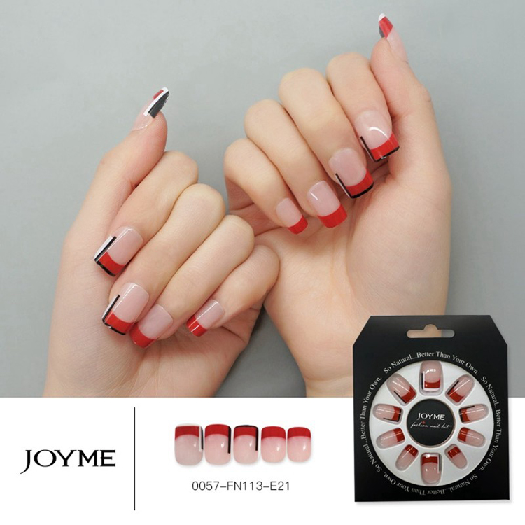 Newair Fashionable French Nails Artifical Press On Nail