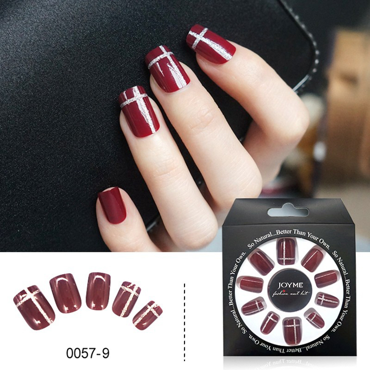 French Design Wholesale Press On Artifical False Nail Tips