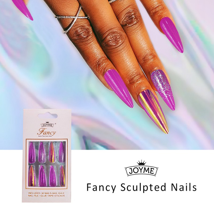 New Fashion Trend Long Stiletto Ballerina Nail