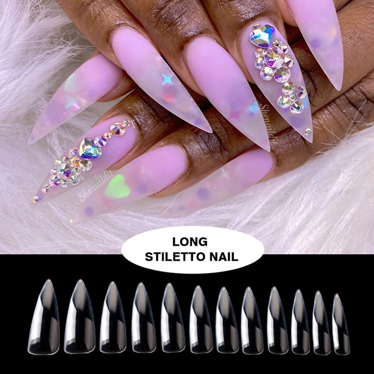 Long Stiletto Fashion Nails From Newair Nail Supplier