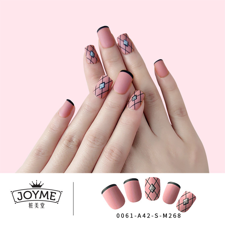 Newair Artificial Press On French Nail With Fashionable Design Nail