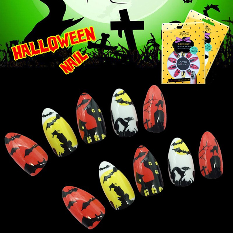 Newair Halloween Nail Stiletto False 24PCS Nail Wholesale