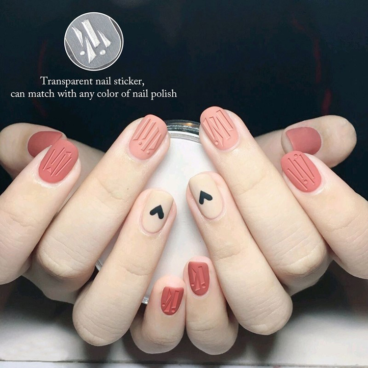 Newest Clear Best Designs 3DAdhesive Nail Art Sticker