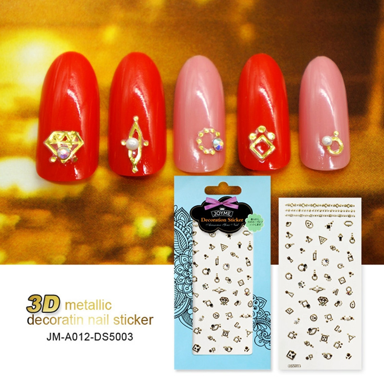 Fashion Diamond Metallic Decoration Nail Sticker
