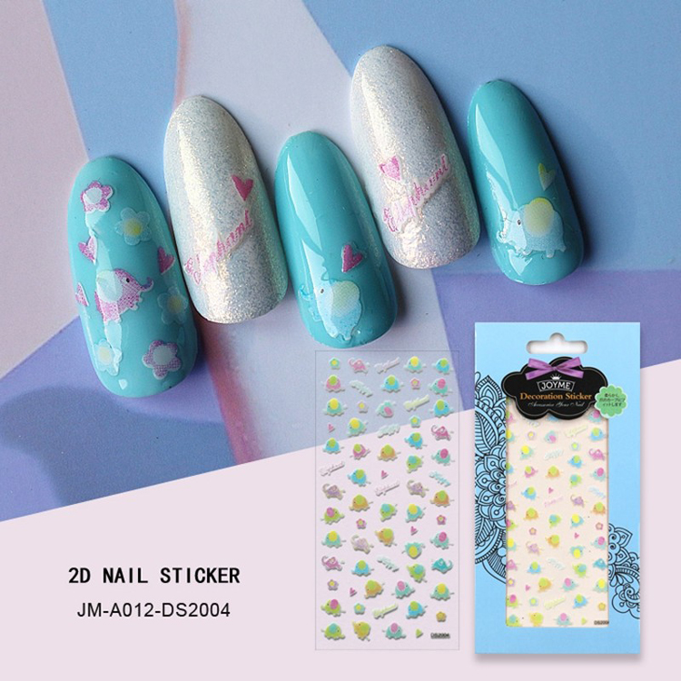 Happy Elephant Nail Sticker