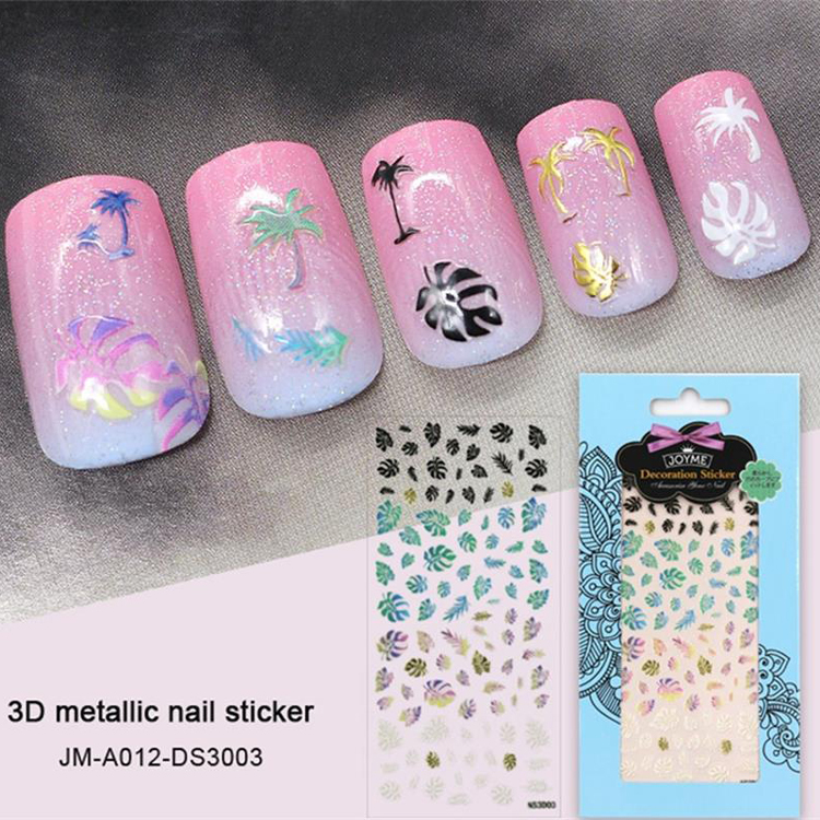 Rainforest Metallic 3D Nail Sticker
