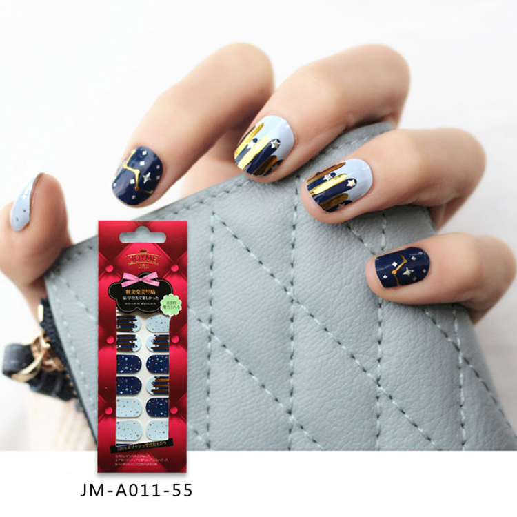 New Arrival Professional Design Free Sample UV Gel Lovely Nail Sticker