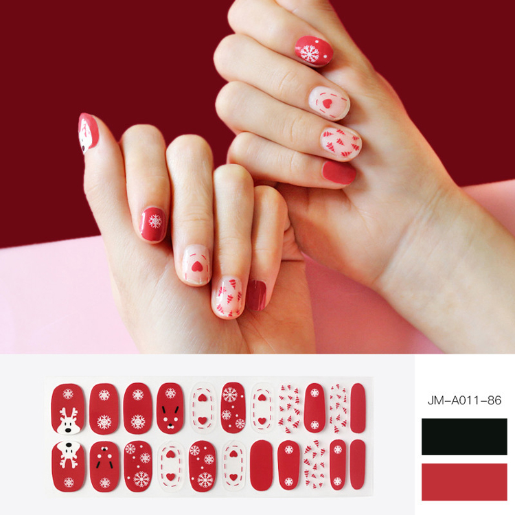 Christmas Design Gel Nail Strip