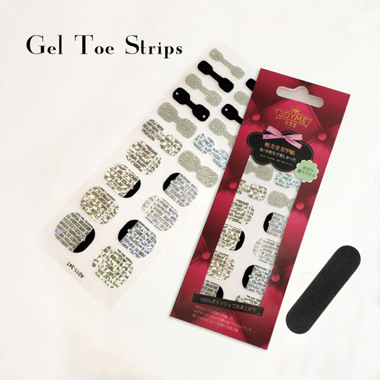 Whoesale Gel Toe Strip Chrome With Black