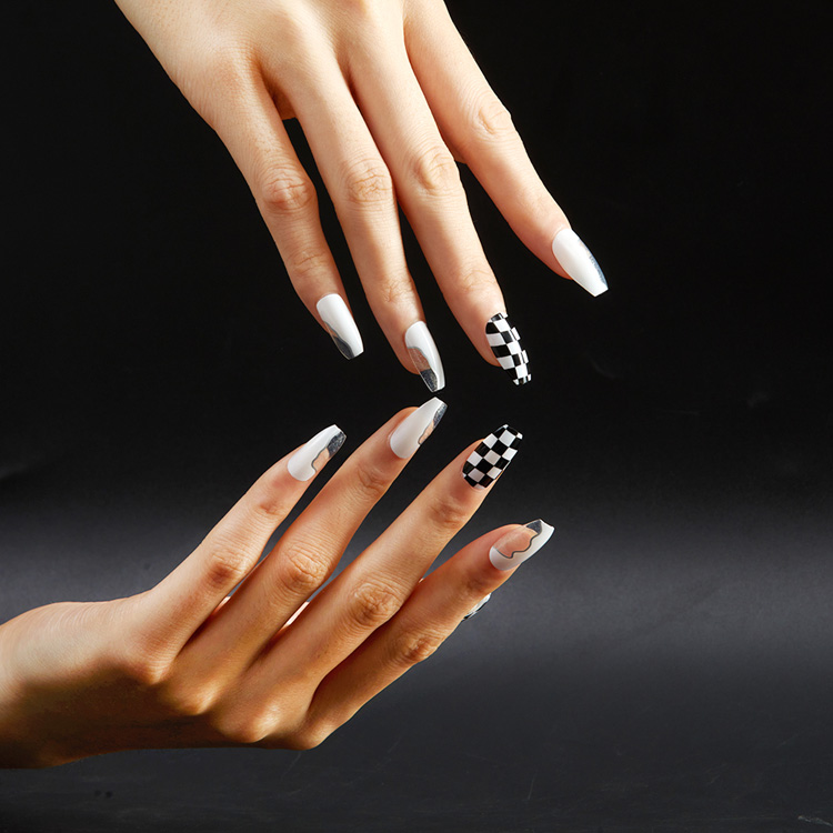 HOT SELLING SHORT COFFIN NAIL TIP