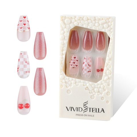 Fashion Medium Coffin Press On Nail Tips